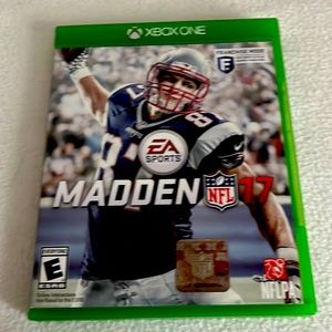 Madden NFL17 Xbox one